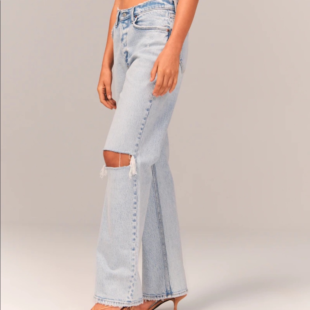 ‼️SOLD‼️ Abercrombie & Fitch 90s Low Rise Baggy Jeans - Picture 4 of 8